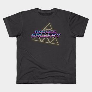 ROGUES GALLERY 80s Text Effects 3 Kids T-Shirt